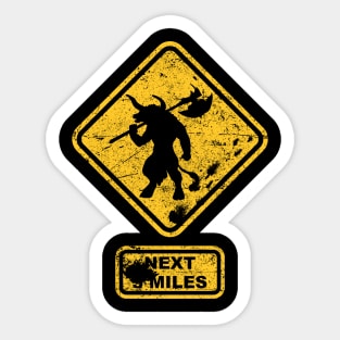 Road Sign Sticker